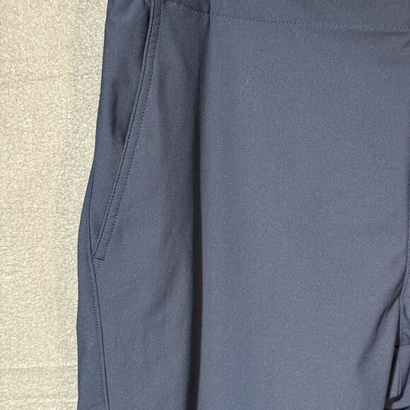 01.Algo WarpTech Performance Commuter Pants NWT Navy Blue - Men's L - 36W x 31L - Picture 8 of 10
